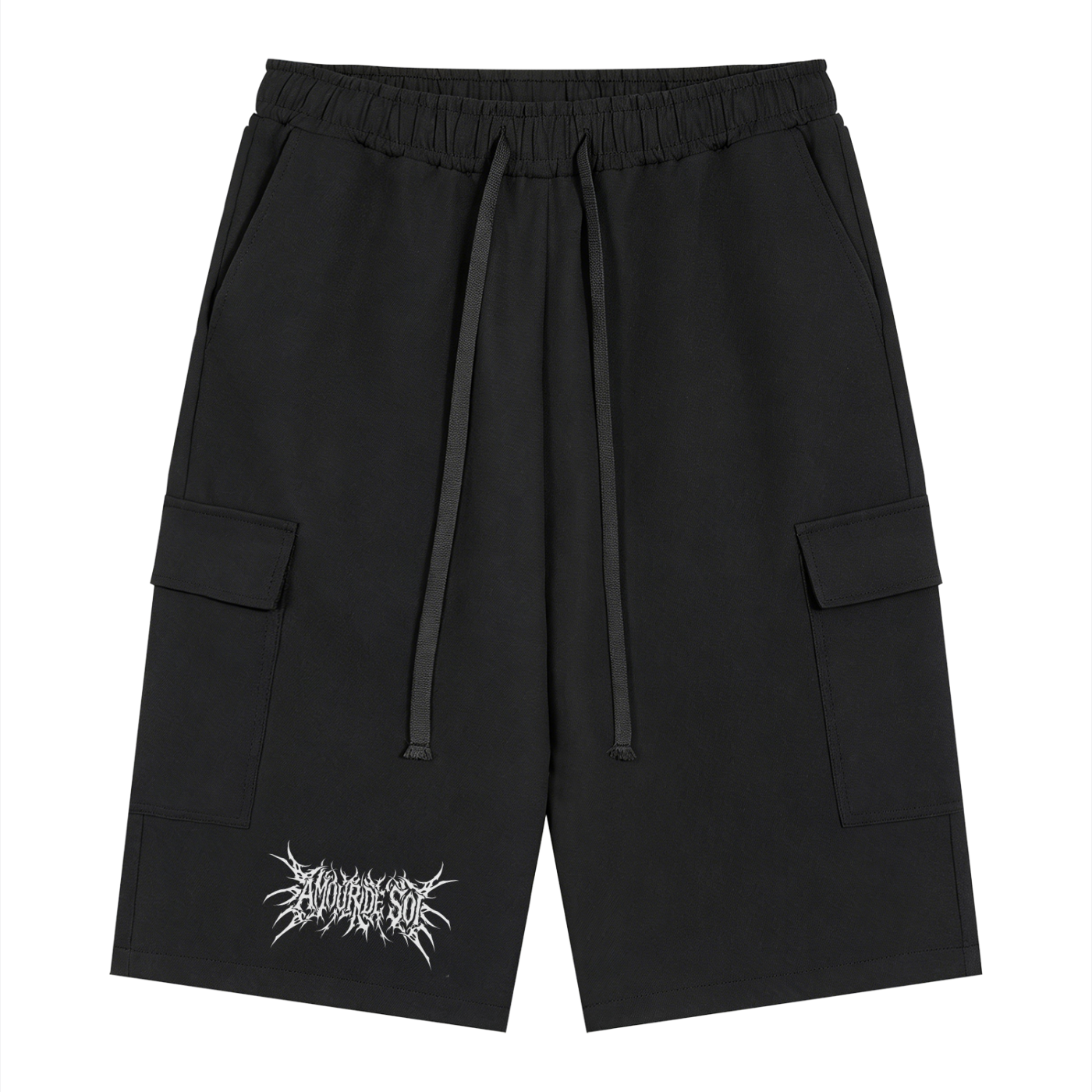 Unisex Drawstring Cargo Shorts
