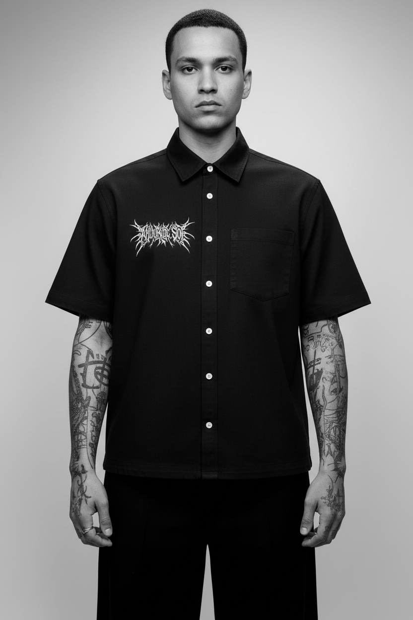 Unisex Boxy Heavyweight Short Sleeve Shirt